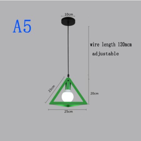 【A】鉄のケージハンギングランプ,黃色,赤,緑,青,黃色の金屬,ロフト,マカロン,色付きのled屋內(nèi)照明