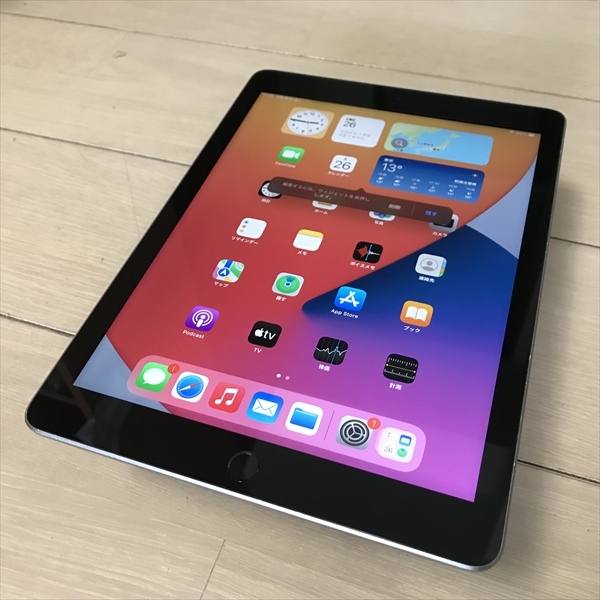 【GINGER掲載商品】 ios最新15 iPad 第6世代 32GB MR7F2J/A タブレット
