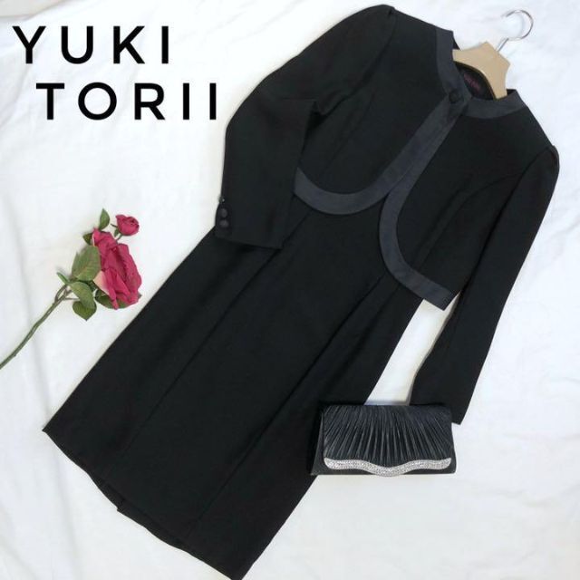 新品、未使用品) YUKI TORII 高級礼服 ジャケット ワンピース 2点