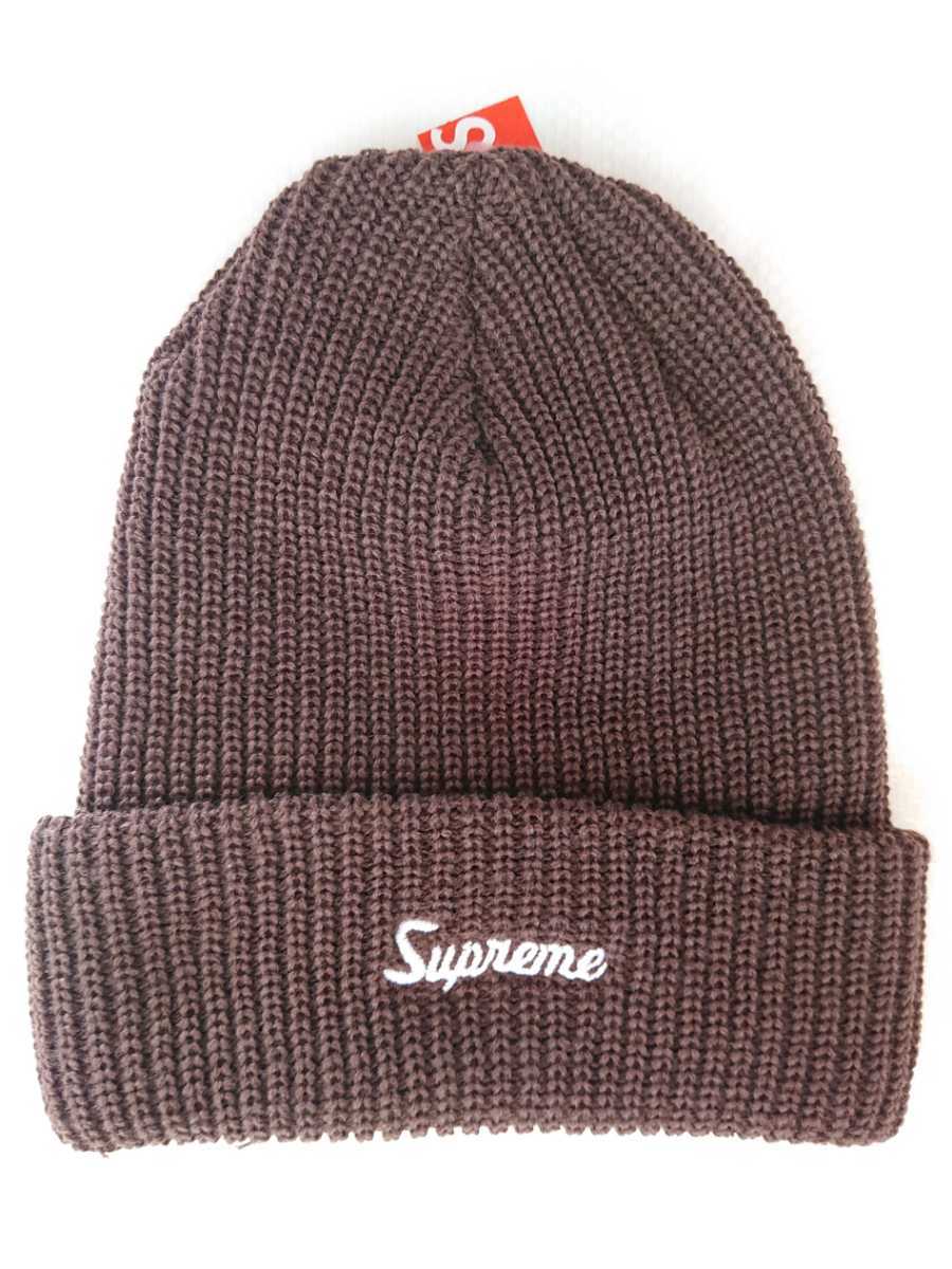 新品 Loose Gauge Beanie 茶色 Brown Supreme 22SS bling タグ付き 未使用 Week1 立ち上げ_画像1