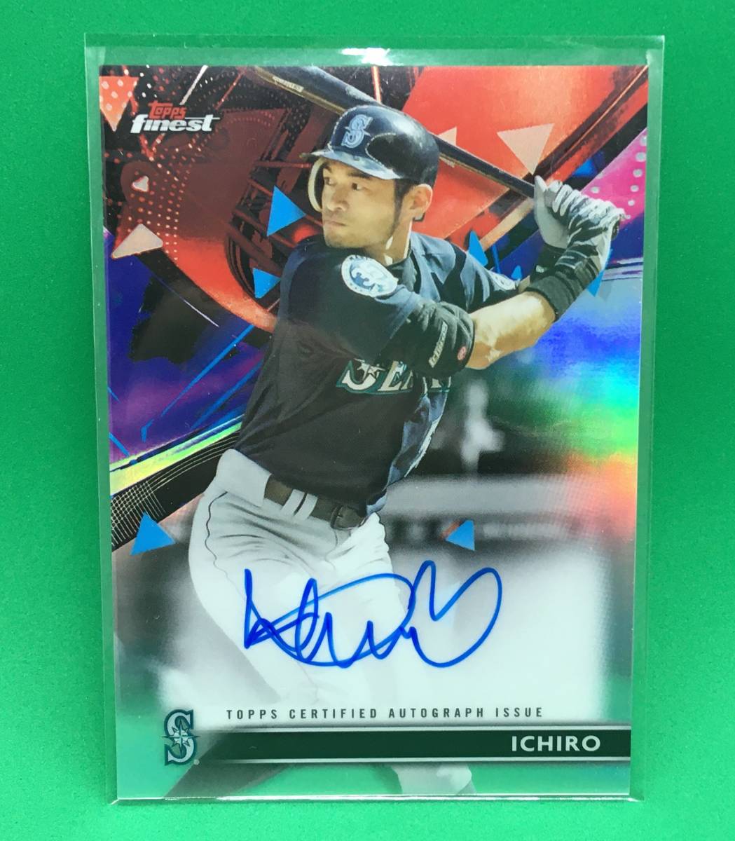 ◇イチロー 直筆サイン◇ 2021 Topps Finest Ichiro Refractor On Card