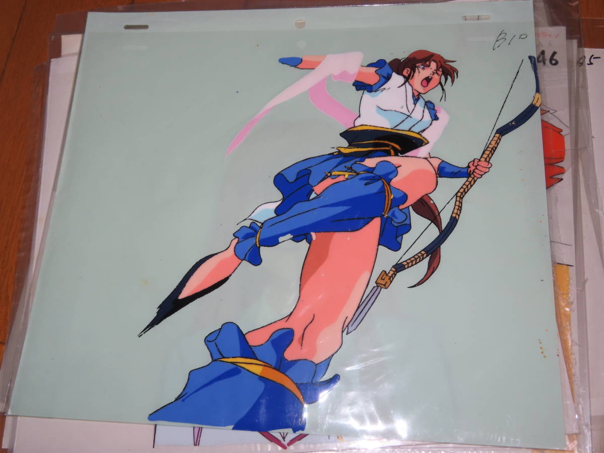ヤフオク! - ネコポス可 聖獣伝淫獣聖戦 天津姉妹 羽衣軍神 セル画 当...