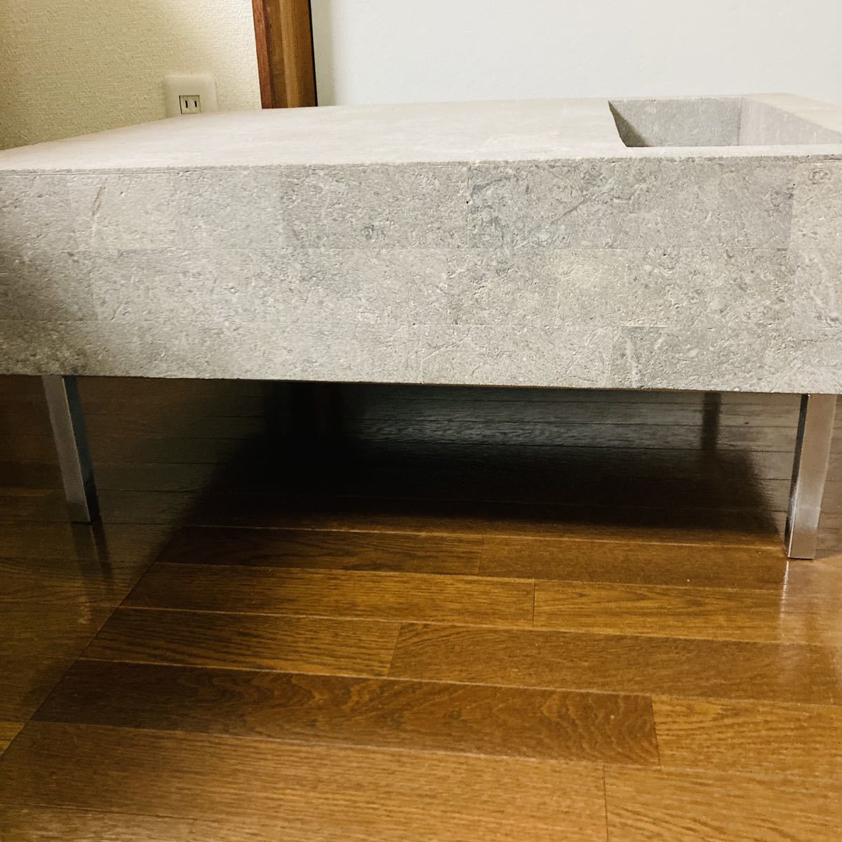 美品 広島市 HUKLA フクラ ELT001 スクエア センターテーブル ロー