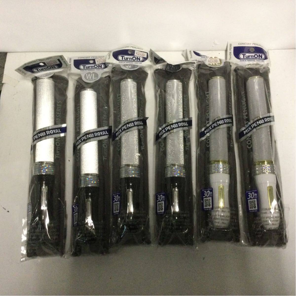  unopened goods Turn ON WLSTICK concert light 6 pcs set Turn on penlight stick light 