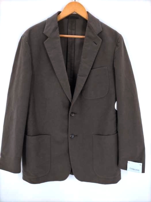 CARUSO(カルーゾ) ZERO JACKET モールスキン 2Bシングルジャケット