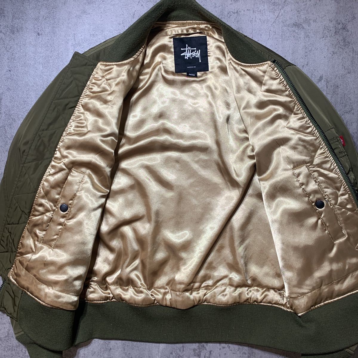 希少レア Stussy オールドステューシー MA1 MA-1 フライトジャケット