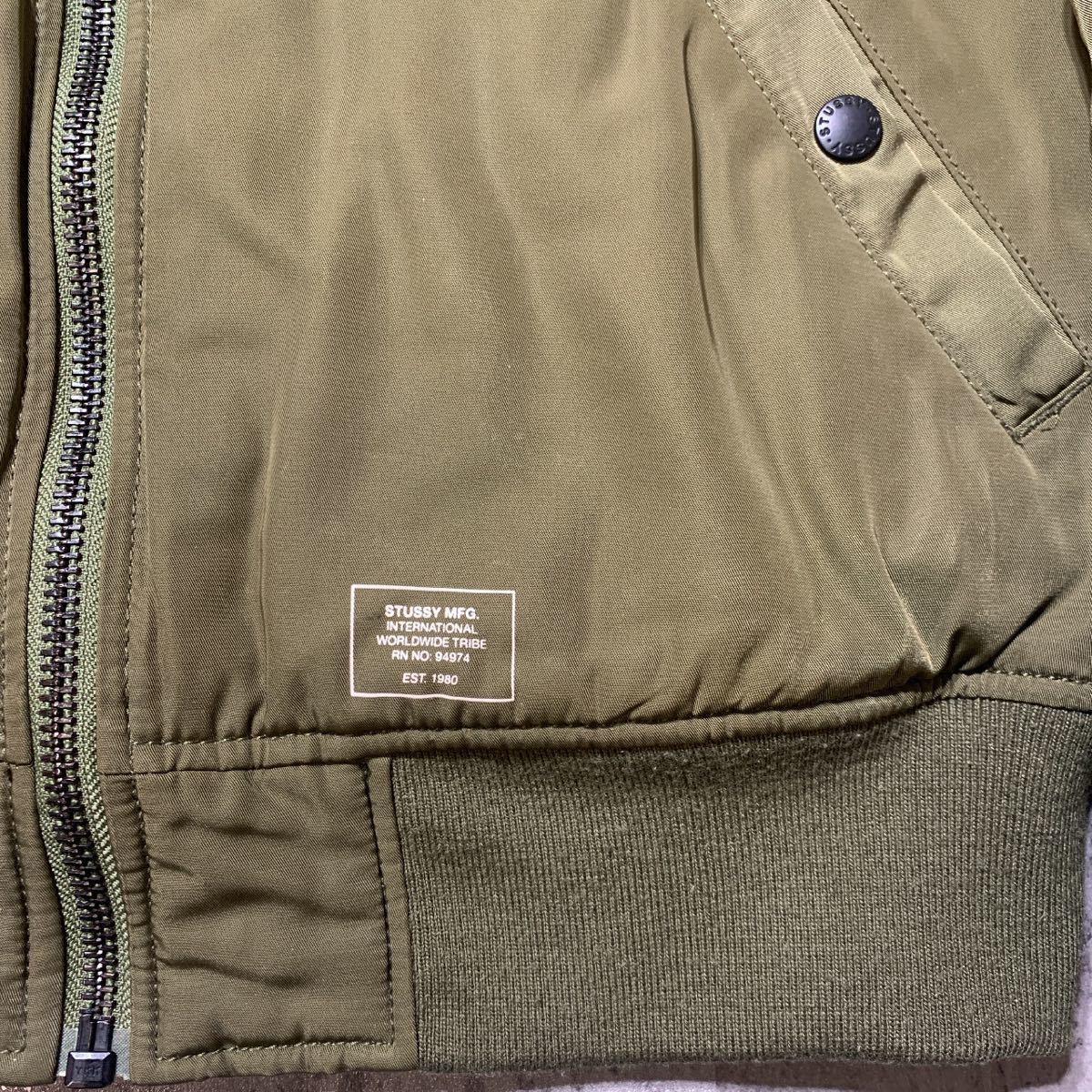 希少レア Stussy オールドステューシー MA1 MA-1 フライトジャケット