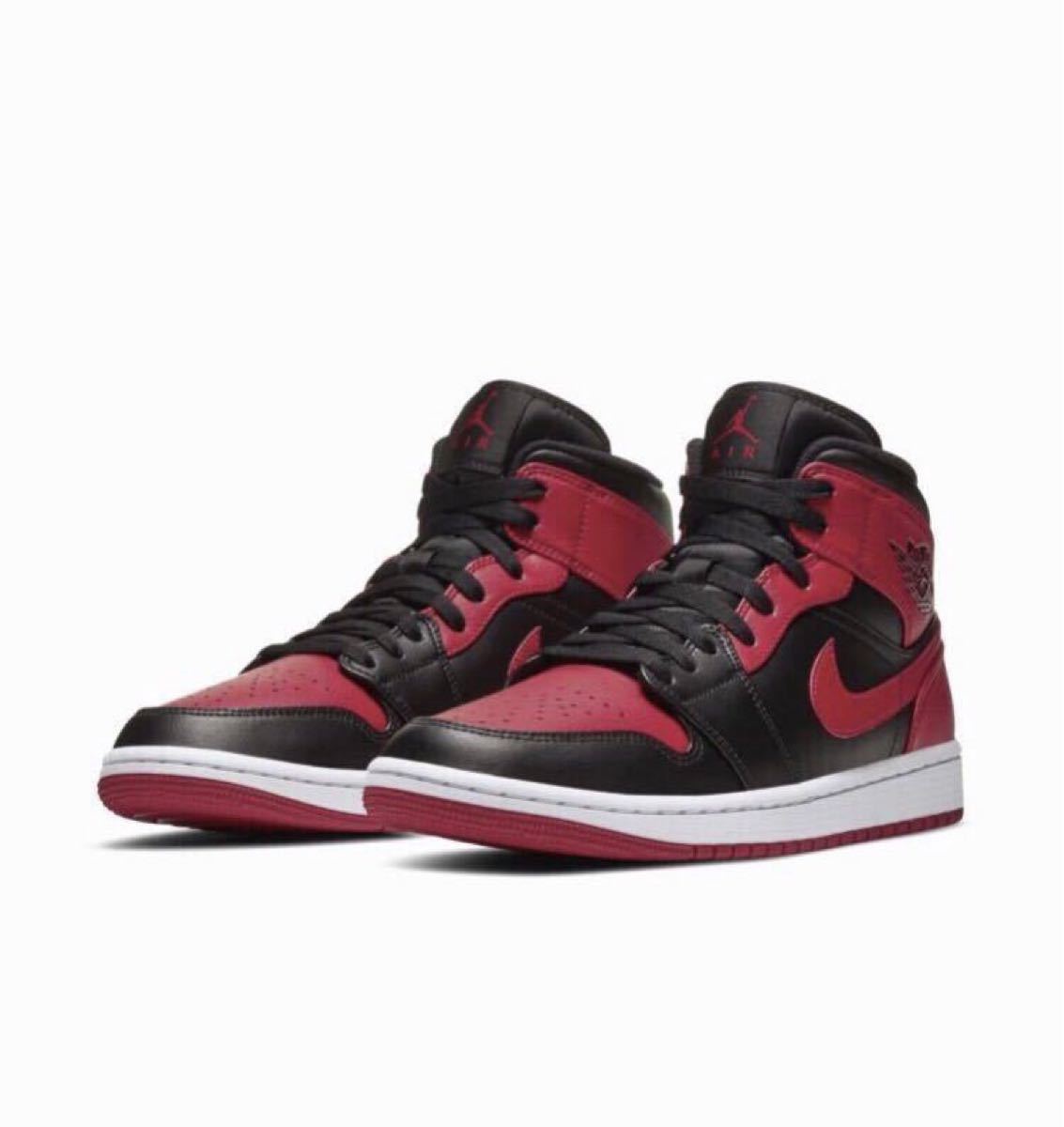 NIKE AIR JORDAN 1 MID BRED ブレッド ナイキエアジョーダン1 26.5cm