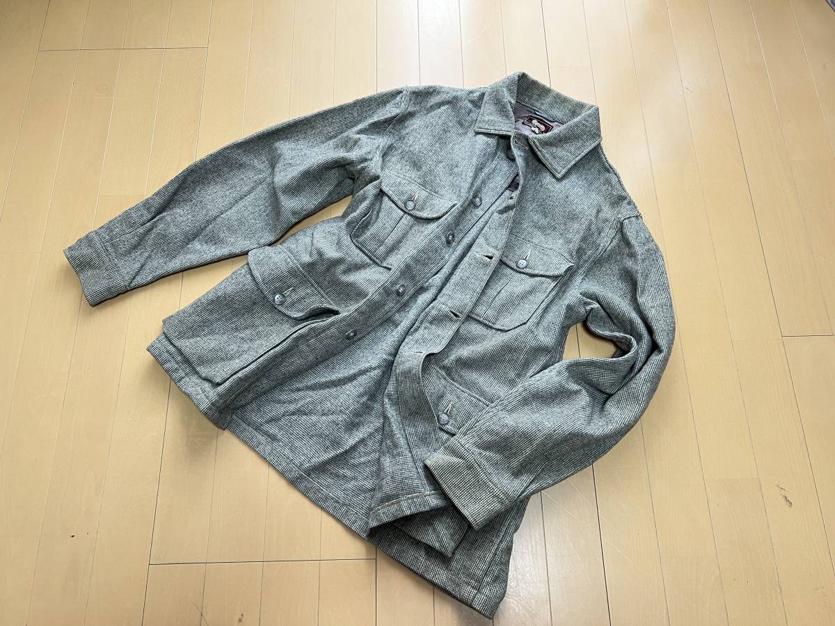 VINTAGE☆50年代初期タグ】OLD WOOLRICH MADE IN USA ウール100