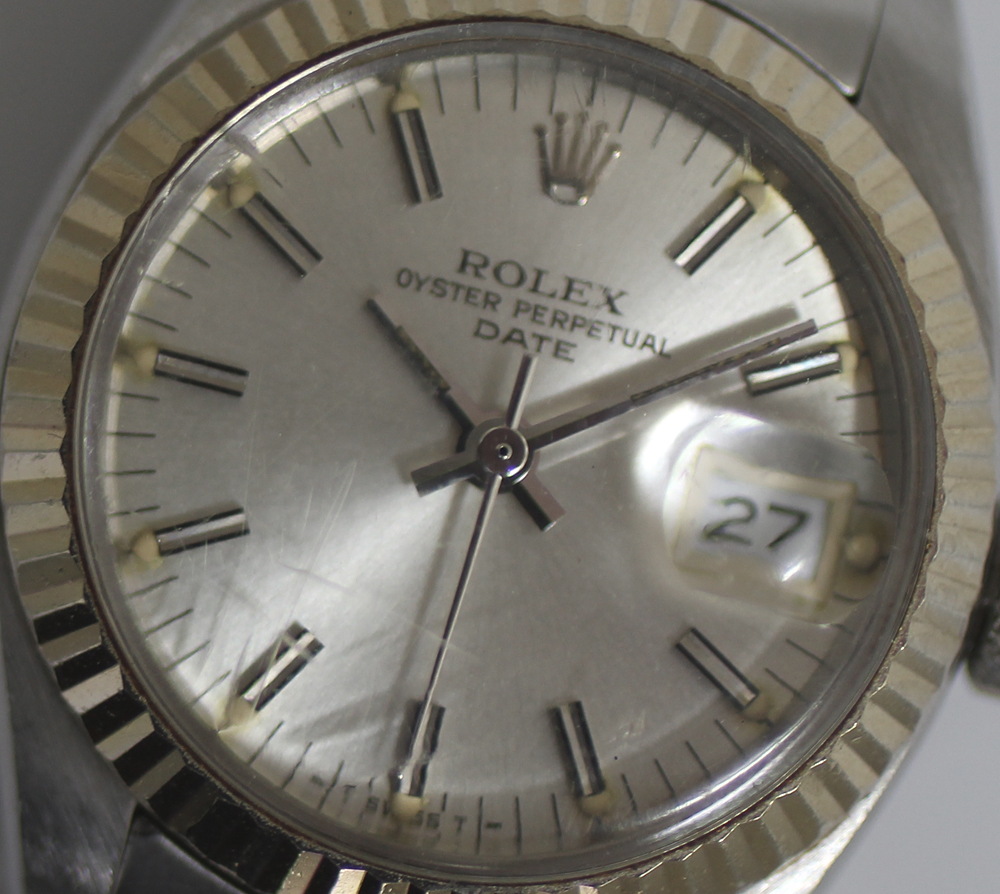 【ROLEX】ロレックス　オイスターパーペチュアル デイト　6917　シリアル 628****（1979年製造）レディース　自動巻き　腕時計