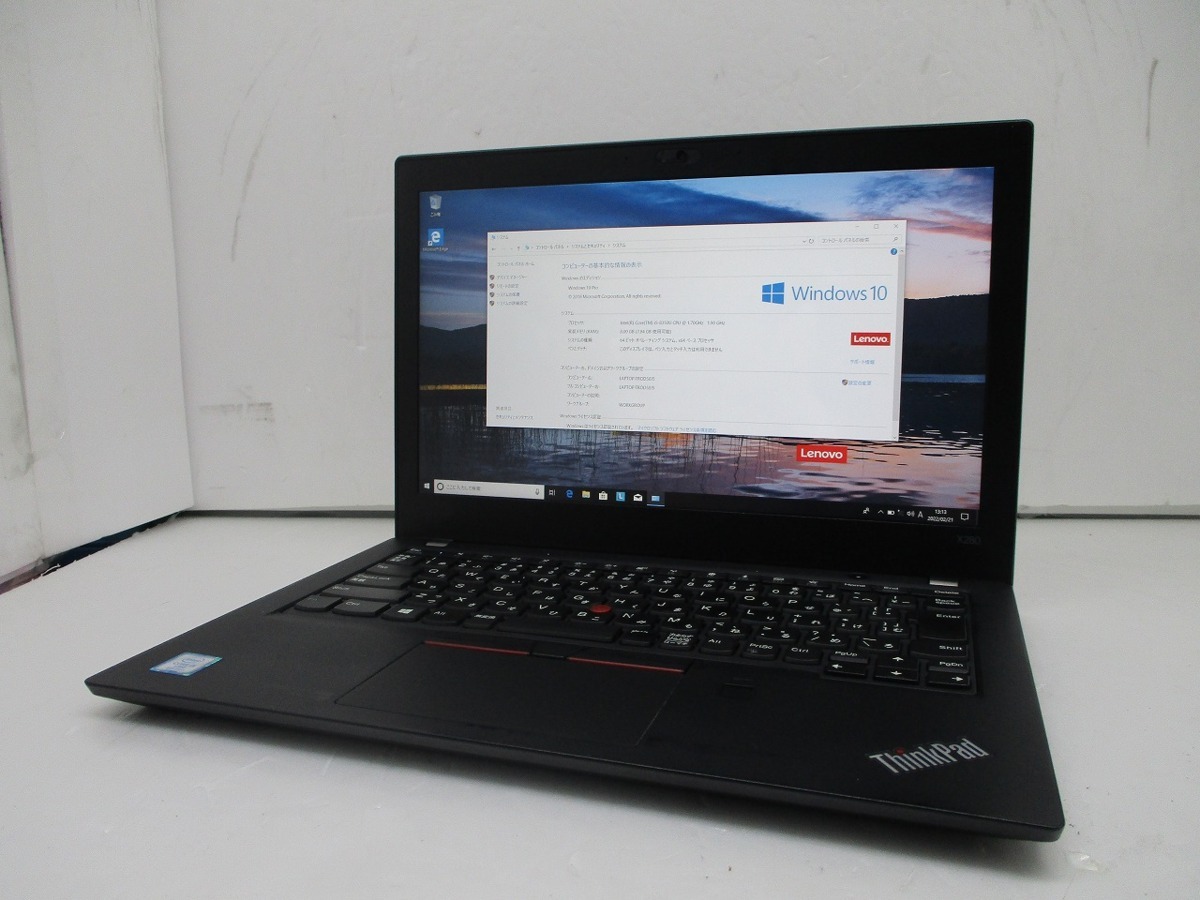 ☆Lenovo ThinkPad X280 Core i5 8350U 1.7GHz 8GB 256GB(SSD) 12.5