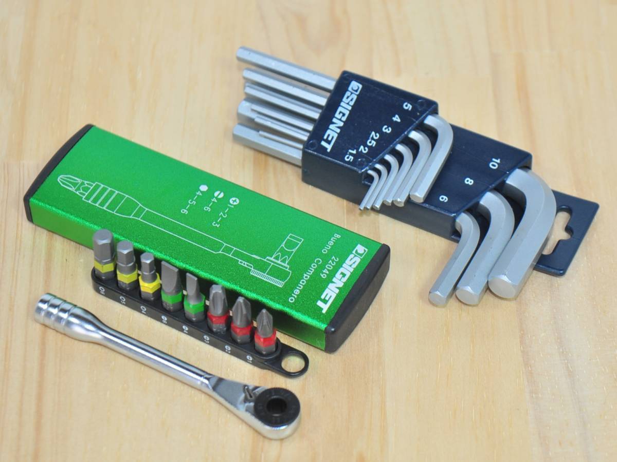 Signet ミニラチェットセット グリーン ショート六角レンチ シグネット 携帯工具 ヘックスレンチ マルチツールセット ビットセット Signet ミニラチェットセット グリーン ショート六角レンチ シグネット 携帯工具 ヘックスレンチ マルチツールセット ビットセット