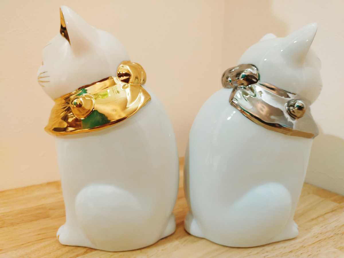 匿名配送】瀬戸焼 招き猫 ゴールド プラチナ | roubineart.com