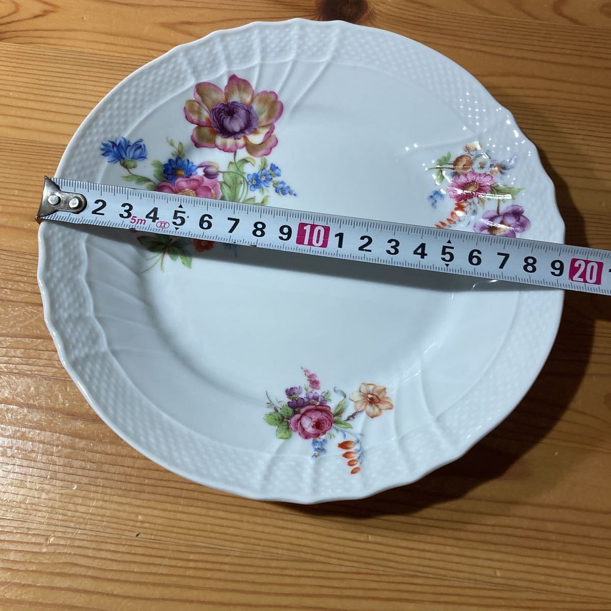 リチャードジノリ【サックスフラワー プレート 6枚】約19cm