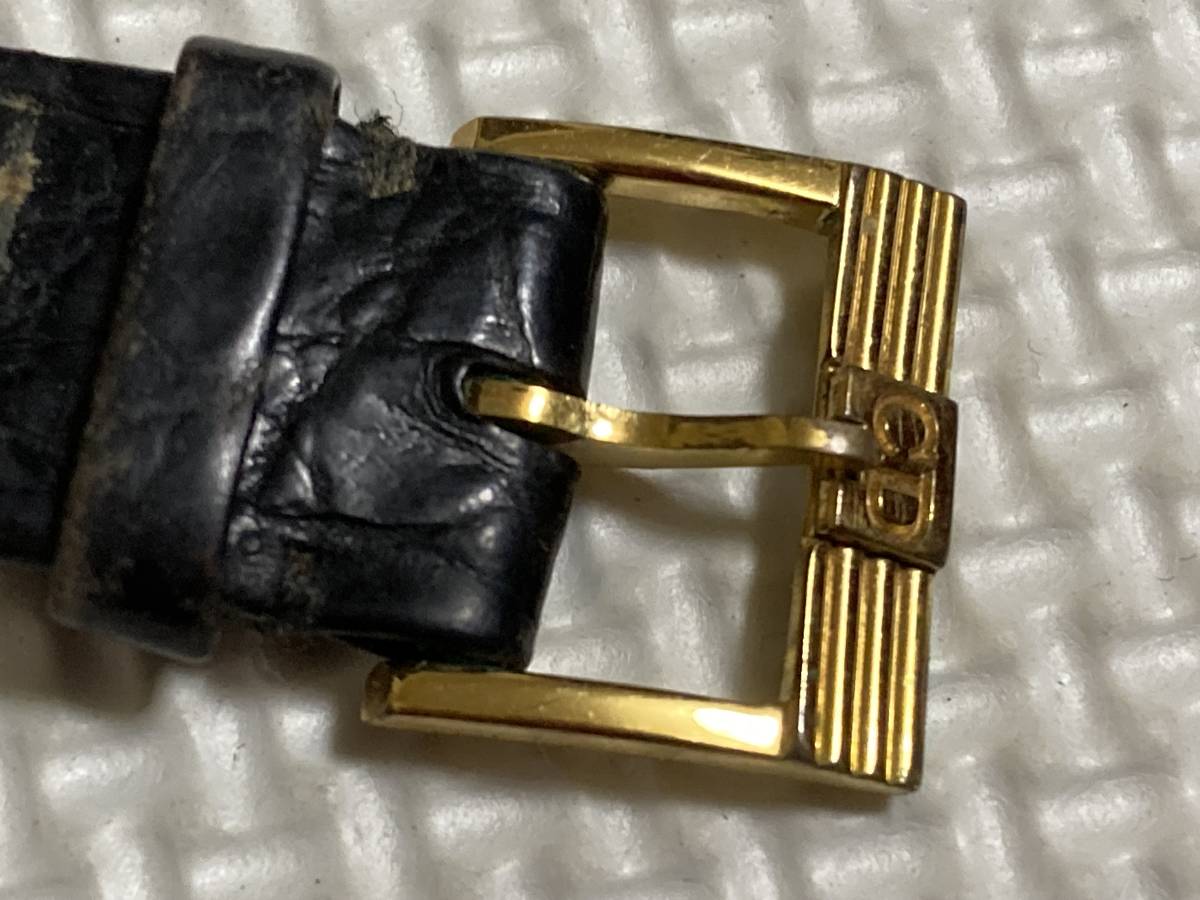 オンラインストアクーポン Christian Dior クリスチャン・ディオール 53.151 腕時計 ゴールド スクエア