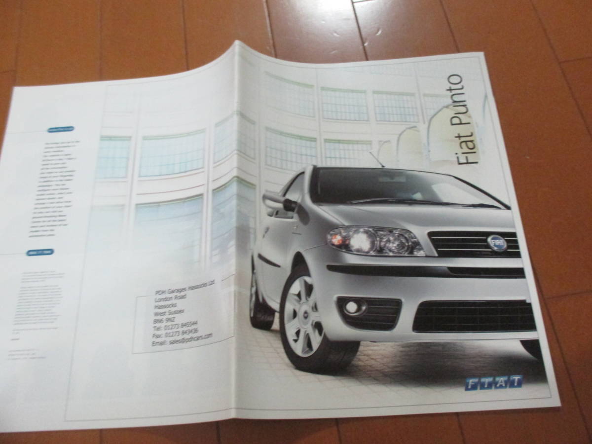 .34940 catalog #Fiat* foreign language Punto Punto *2004.7 issue *34 page 