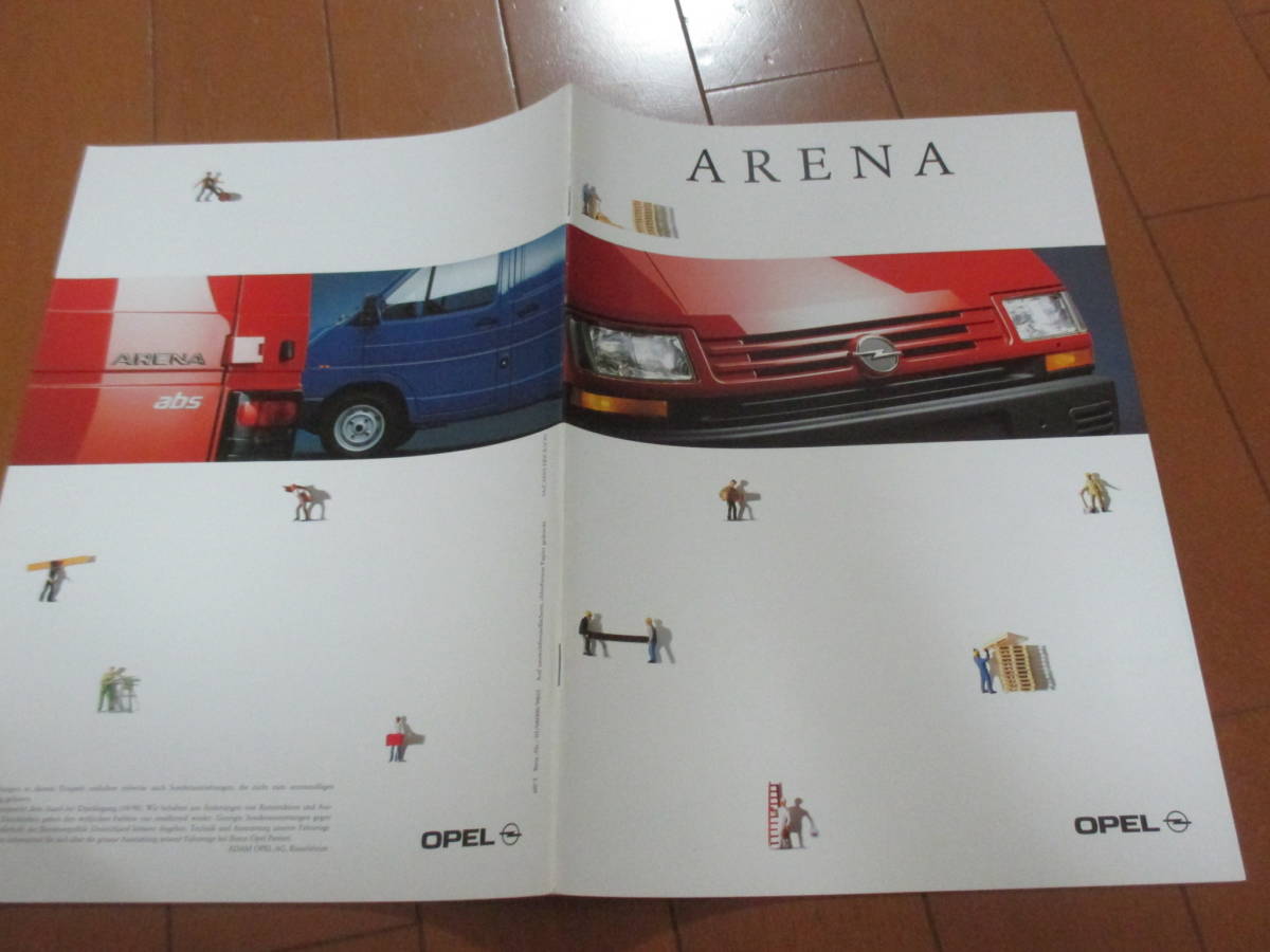 .34975 catalog #OPEL* foreign language ARENA*1998 issue *26 page 