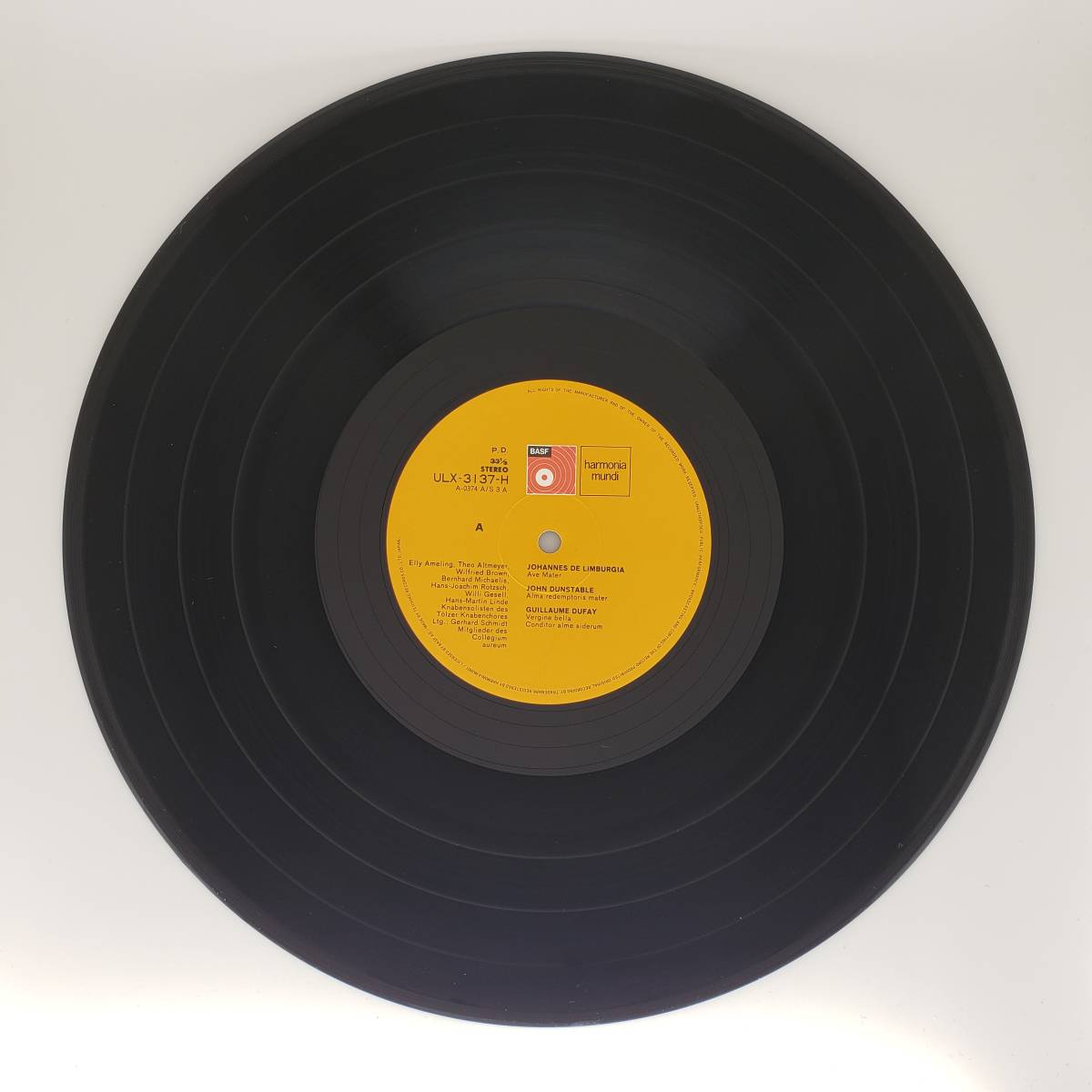 良盤屋 C-7204◆レコード◆ アメリンク（ソプラノ）アルトマイヤー（テノール）　★ギヨーム・デュファイと15世紀の音楽★　送料480_画像6