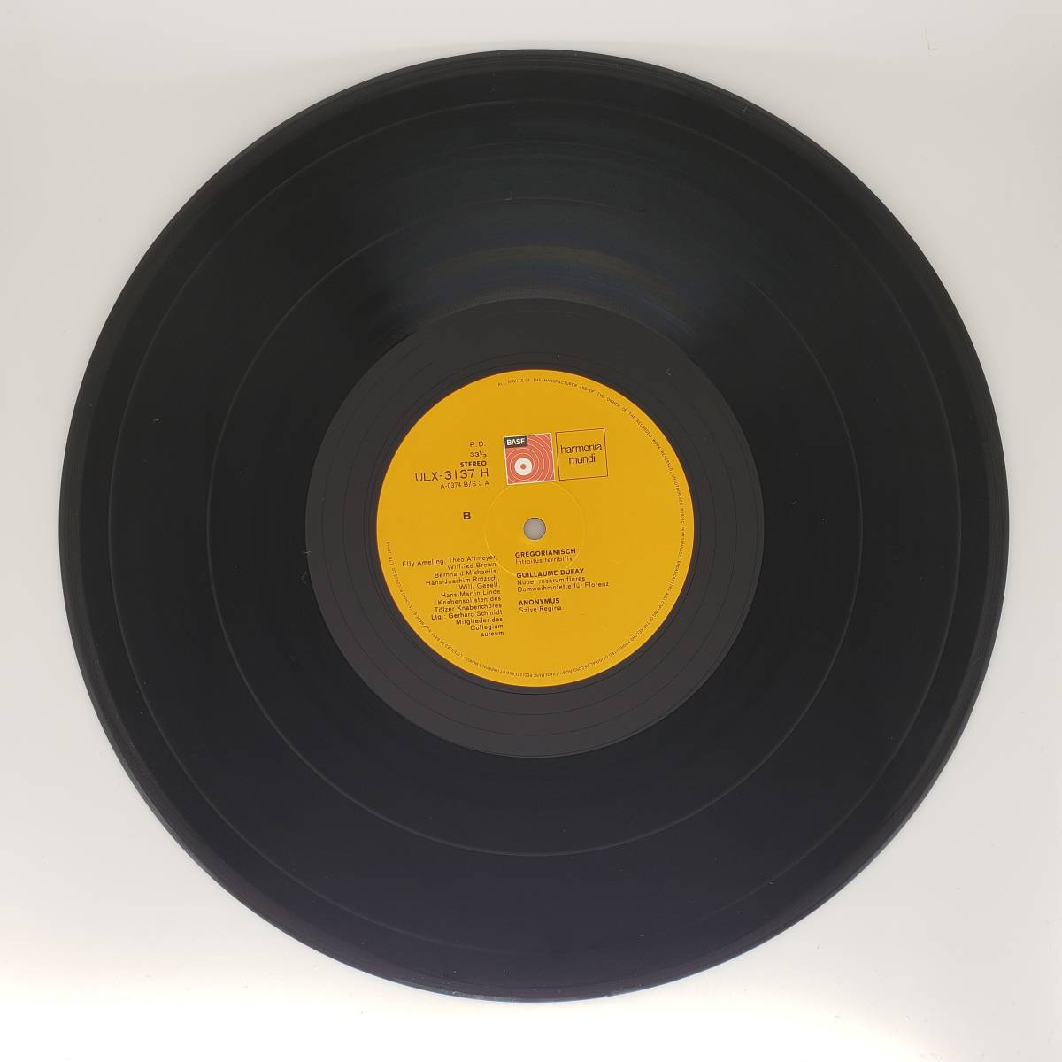 良盤屋 C-7204◆レコード◆ アメリンク（ソプラノ）アルトマイヤー（テノール）　★ギヨーム・デュファイと15世紀の音楽★　送料480_画像7