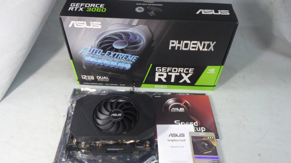 □ASUS□RTX 3060 12GB 小型カード□Phoenix PH-RTX3060-12G-V2