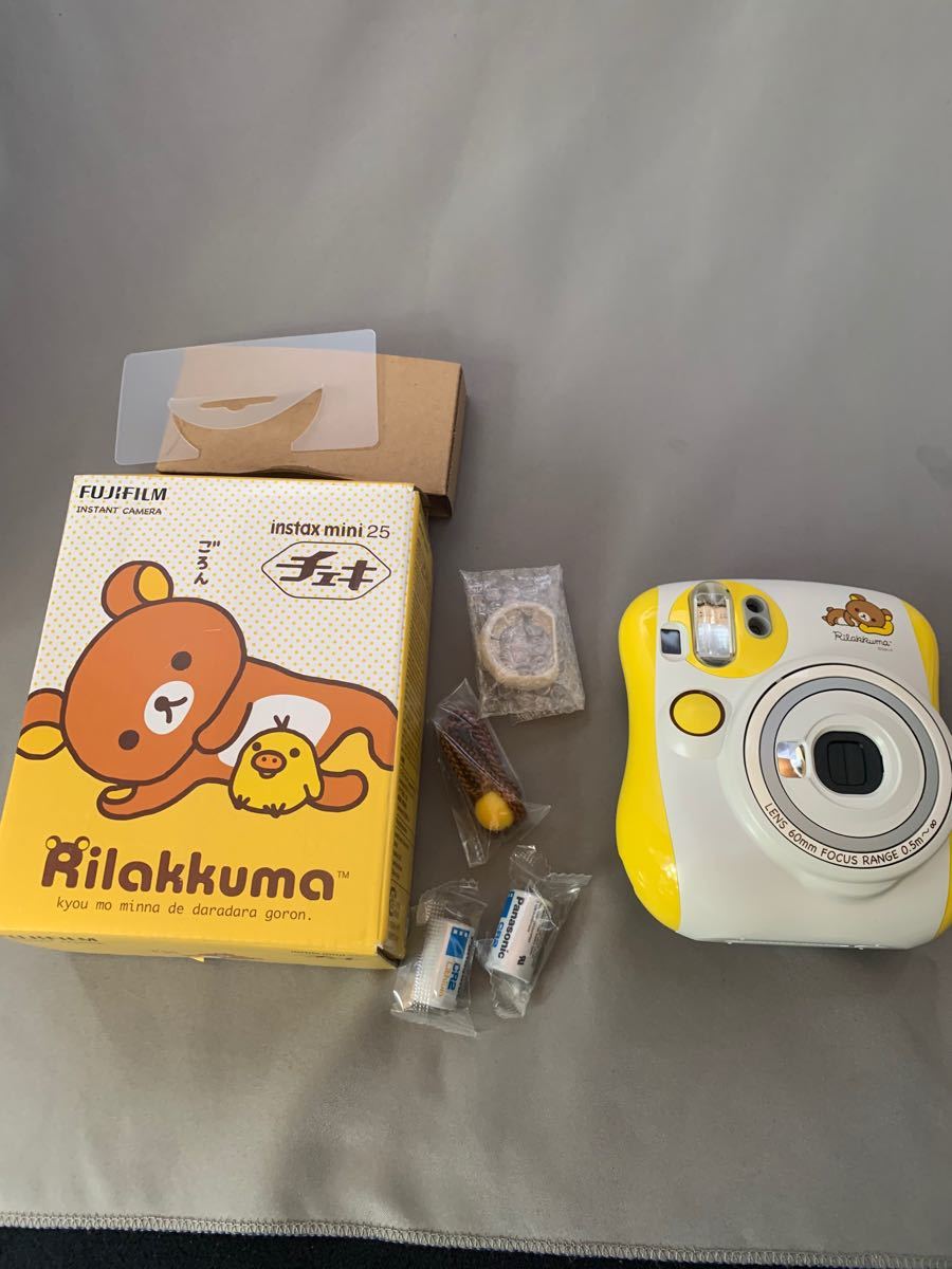 リラックマ チェキ FUJI FILM INSTAX MINI25 インスタントカメラ リラックマ チェキ FUJI FILM INSTAX MINI25 インスタントカメラ