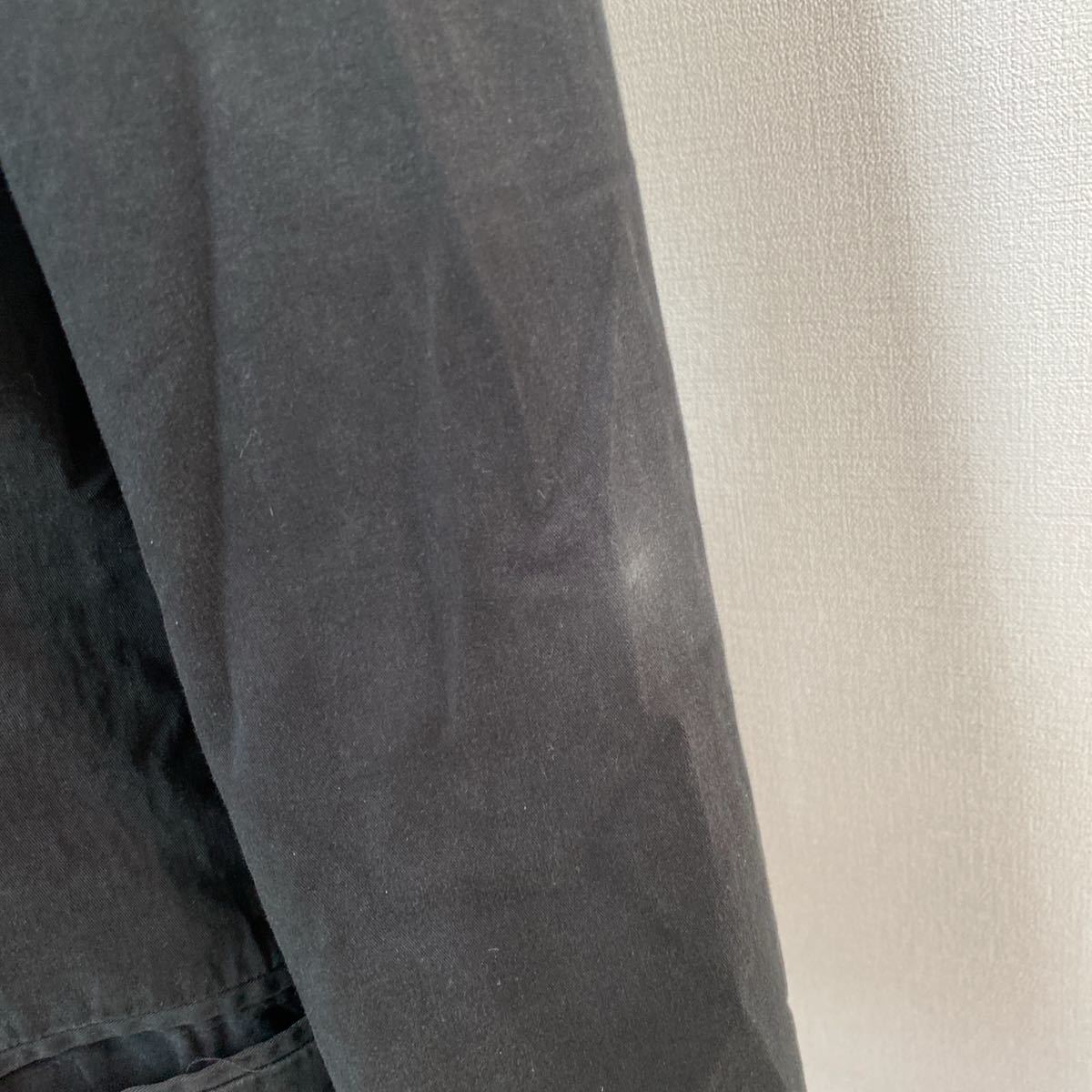 ローレンラルフローレン　シャツジャケット　スタンドカラー　黒色　大きいサイズ　綿　コットンジャケット　LAUREN RALPH LAUREN_画像3
