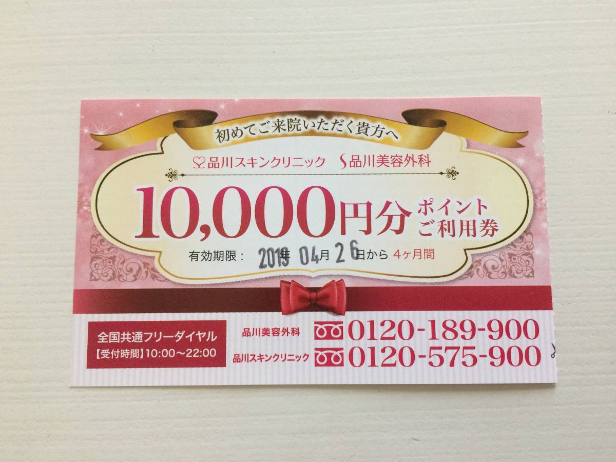 国内即発送】 品川スキンクリニック ご利用券 匿名配送 agapeeurope.org