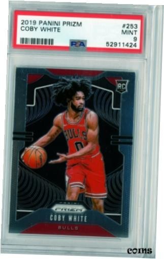 トレーディングカード 2019-20 Panini Prizm Basketball Coby White Ro