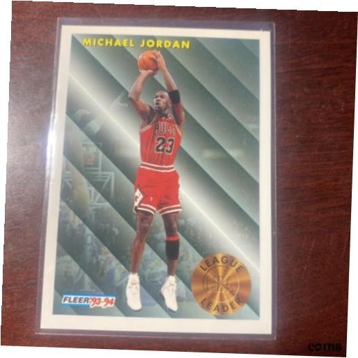 トレーディングカード Michael Jordan 93-94 Fleer NBA LEAGUE LEADER