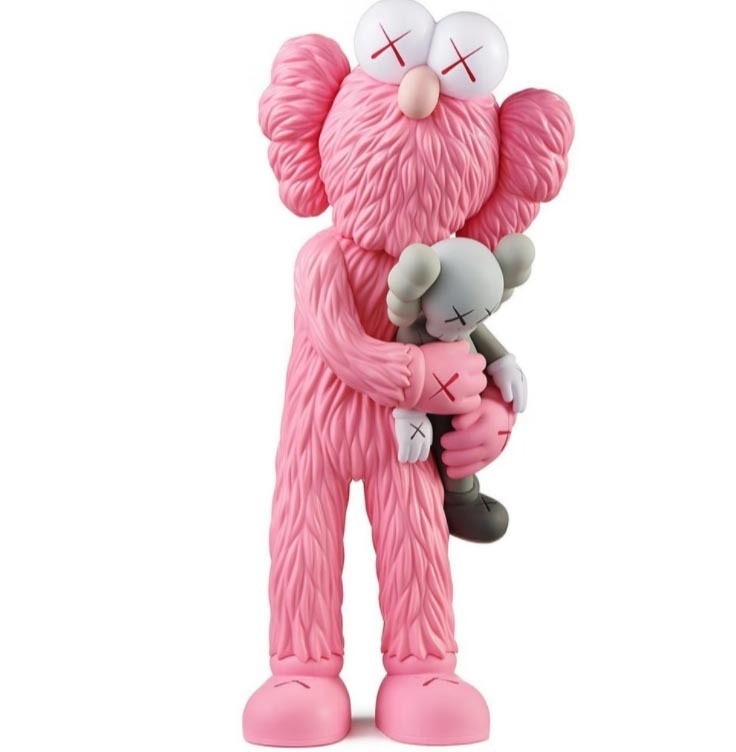 KAWS BFF カウズ ぬいぐるみ ブラック シリアルナンバー入り レア 一番