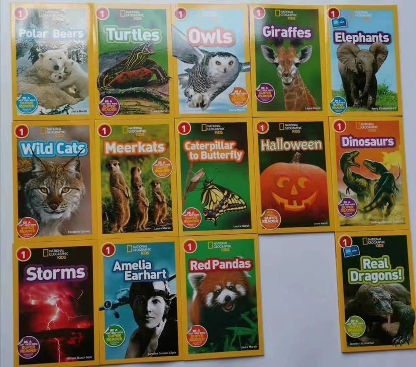 新品 National Geographic Kids Pre級~レベル3 計131冊 海外発送 ノン