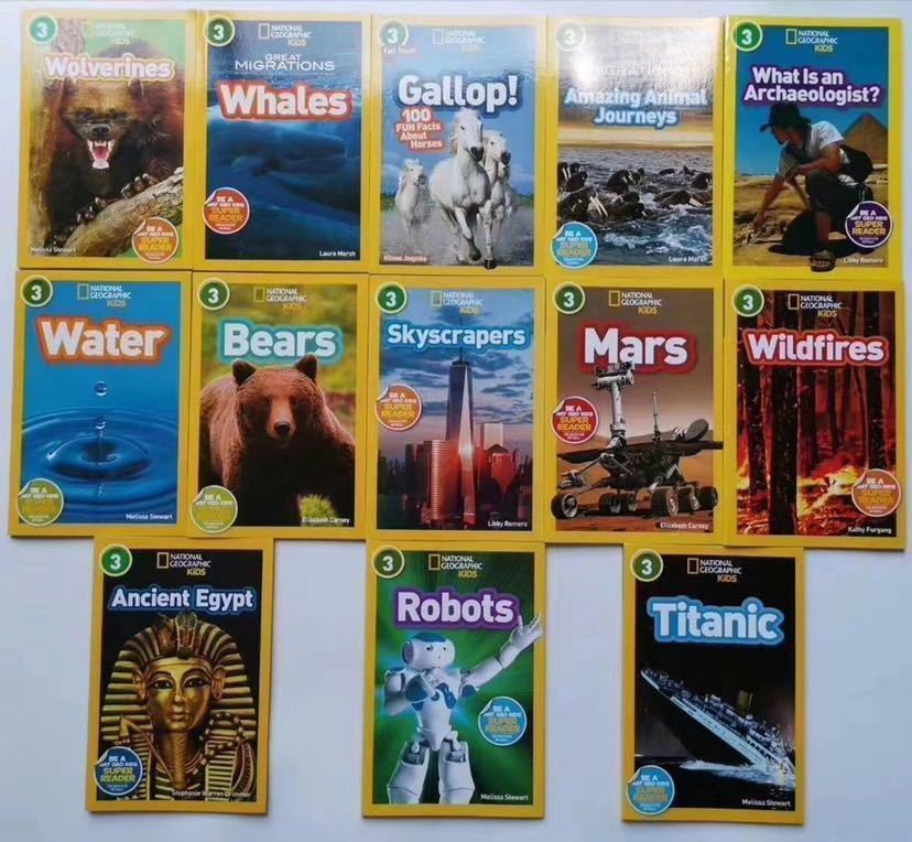 新品 National Geographic Kids Pre級~レベル3 計131冊 海外発送 ノン