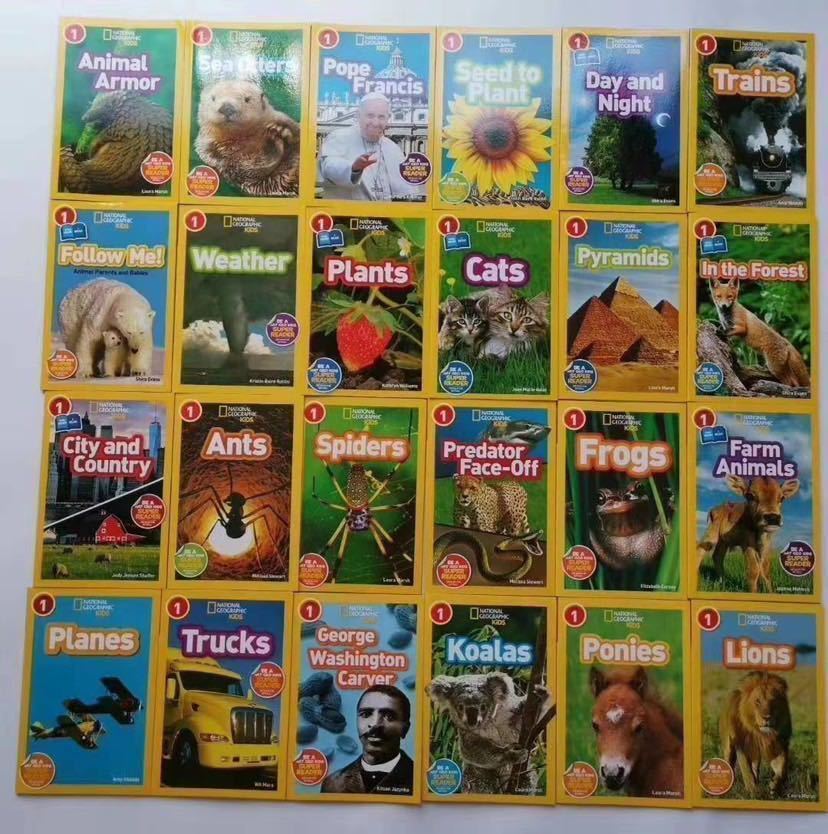 新品 National Geographic Kids Pre級~レベル3 計131冊 海外発送 ノン