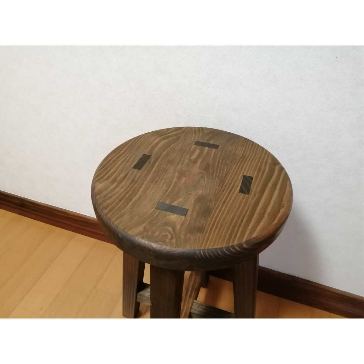 2130円 【人気商品】 木製スツール 高さ40cm 丸椅子 stool
