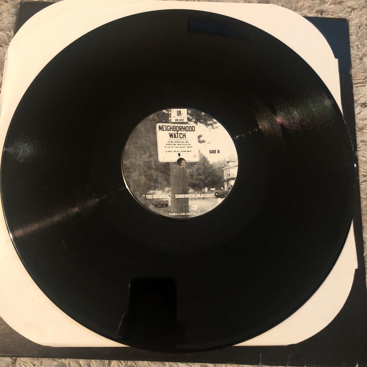 【LP 12inch】Andre Holland『City Of Fear』Underground Resistance UR032_画像5