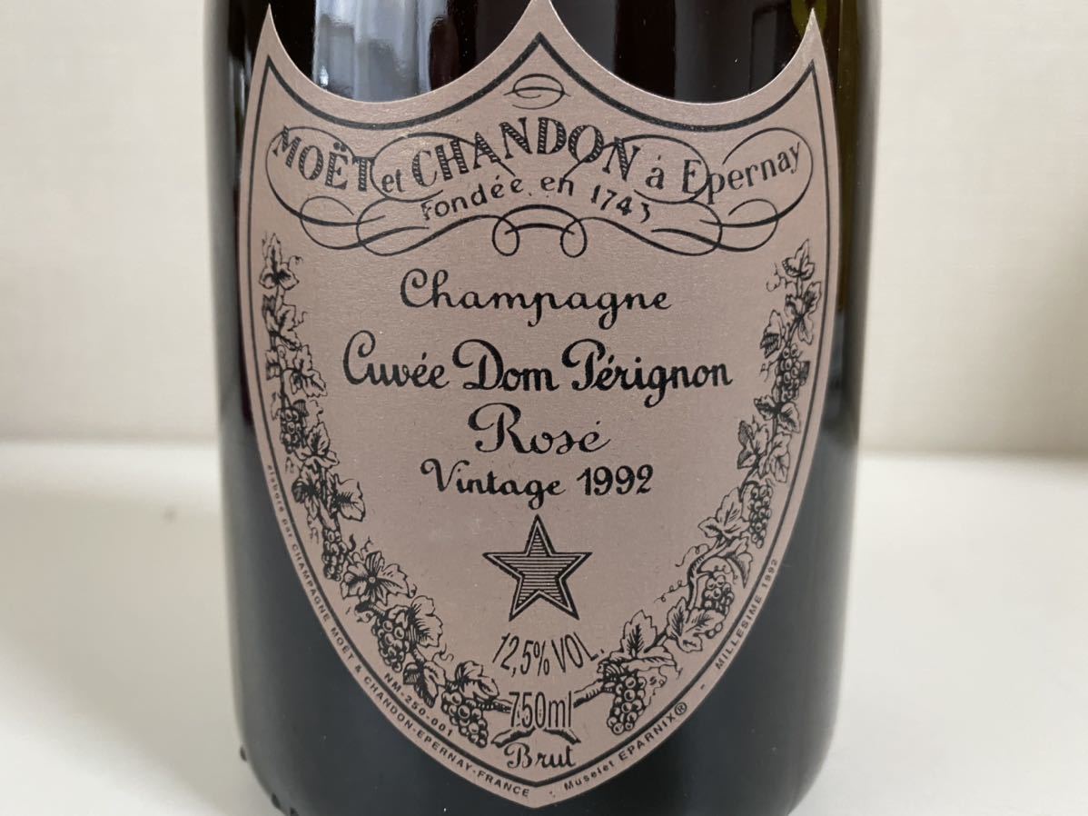 古酒 未開栓 Dom Perignon ドンペリニヨン ロゼ ヴィンテージ 1992 750ml 12.5% 箱付きドンペリ(ドン・ペリニヨン