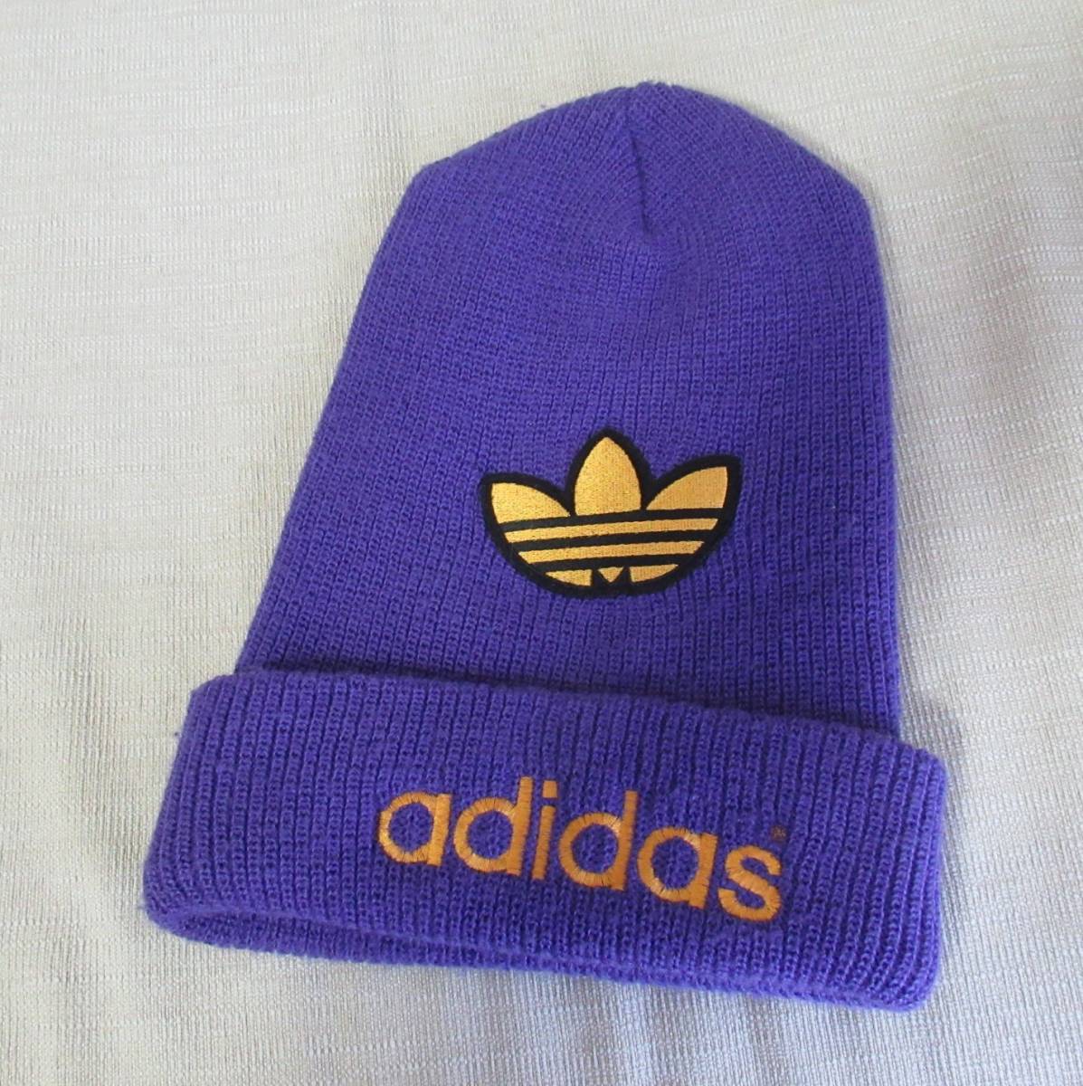 ヤフオク! - ☆即決送込☆90s vintage adidas ニット帽...