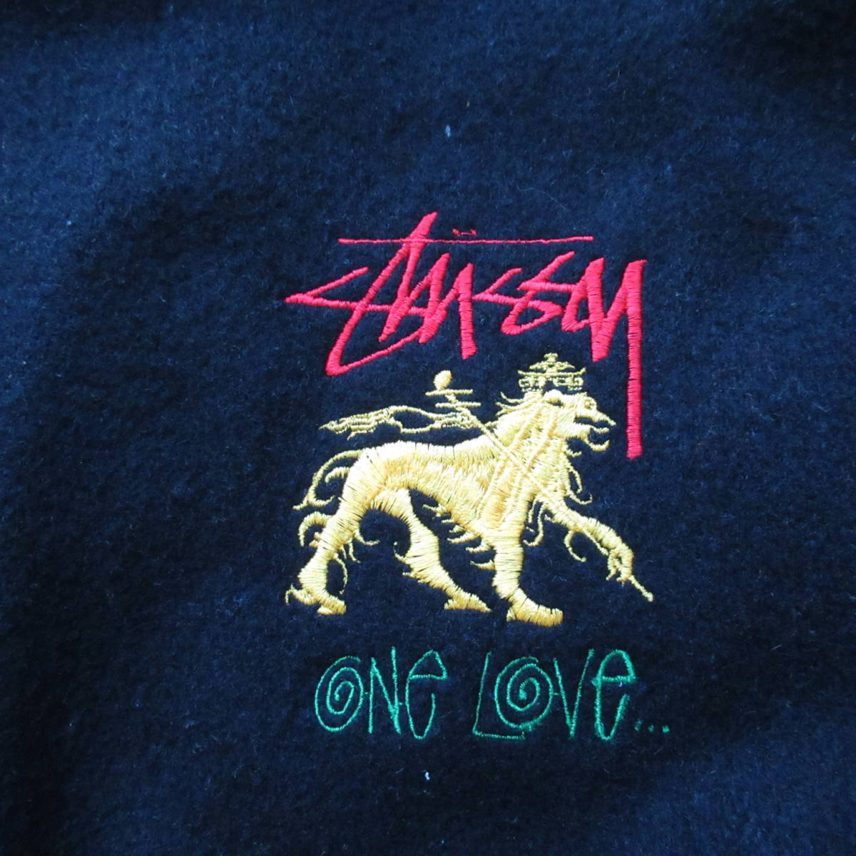 高級ブランド 廉価販売中 stussy varsity ダウン jacket 激安販売 90s