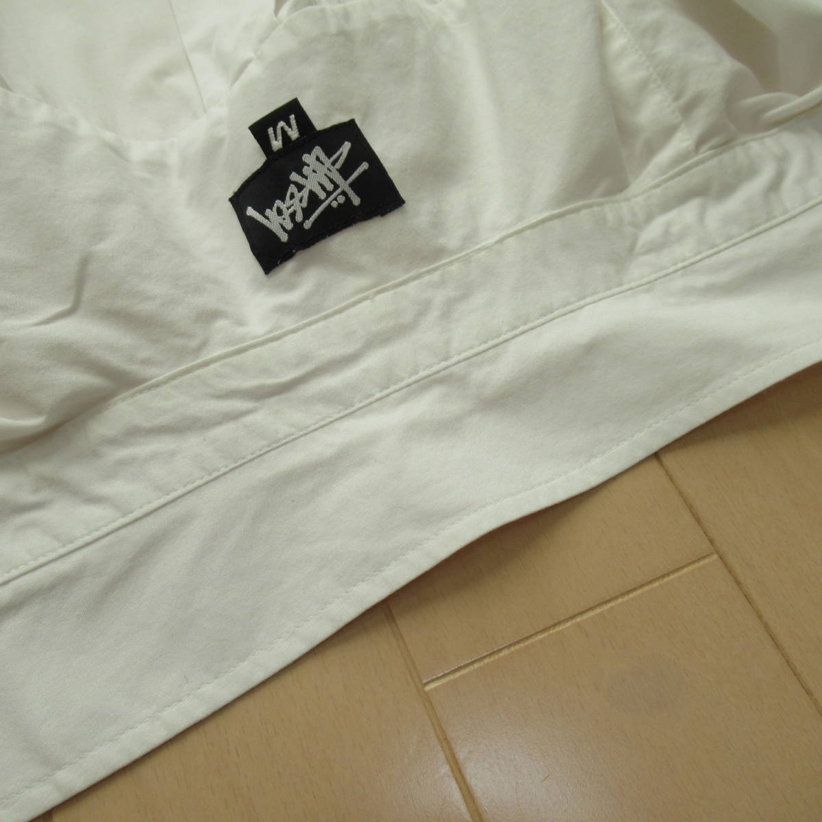 安価 STUSSY 90s ビッグシルエット クレイジーボタン ☆即決送込 数量限定激安 ギャルソン半袖シャツ stussy old 90’s シャツ