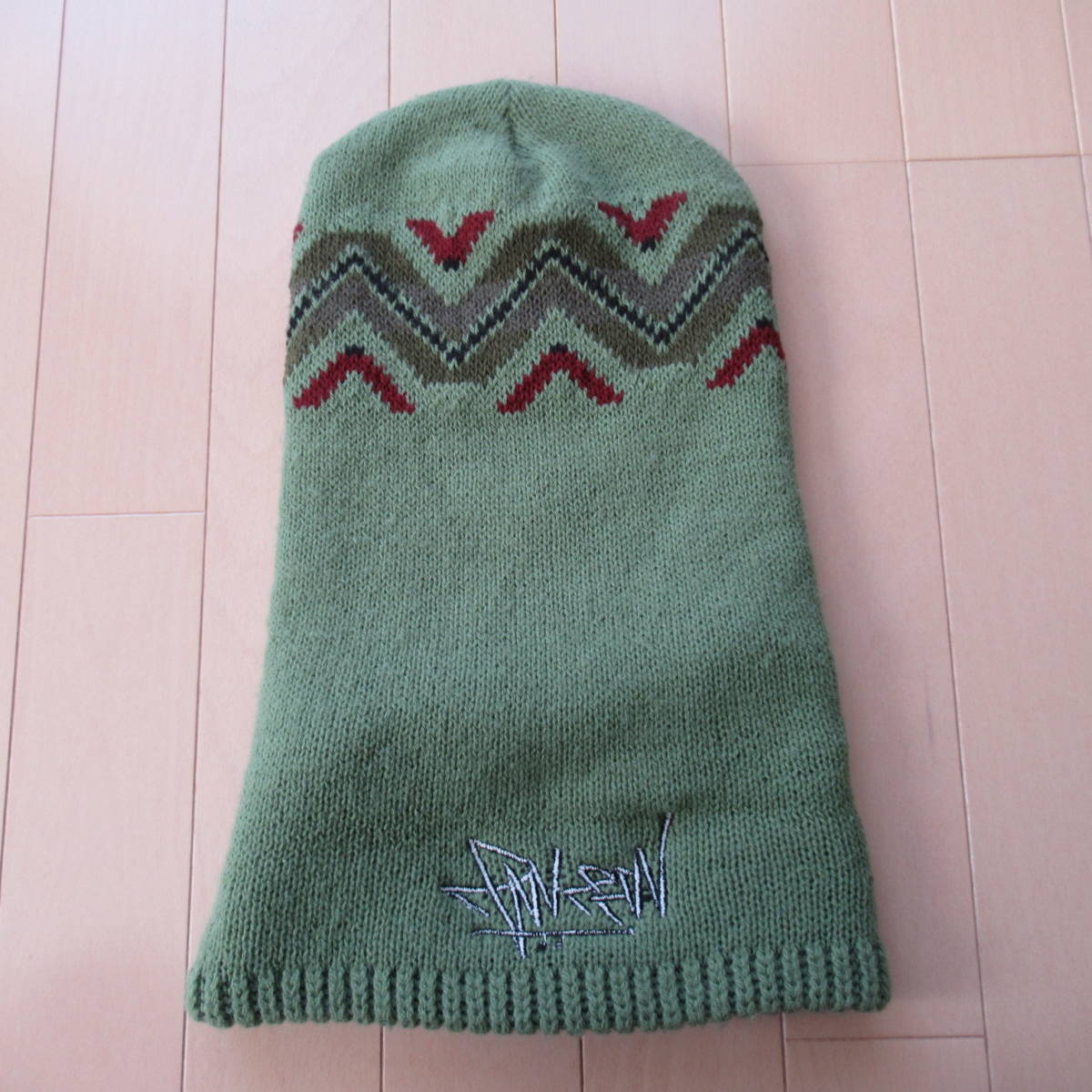 * prompt decision including postage * long Beanie 80s OLD STUSSY CAP oldstussy Old Stussy cap hat hat hat Beanie knitted cap Beanie