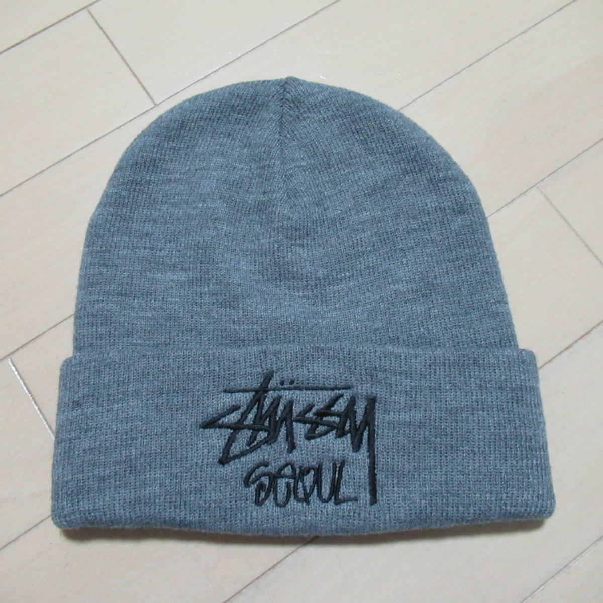 ★即決送込★STUSSY ビーニー ニット帽 ニットキャップ CAP ステューシー キャップ 帽子 seoul ソウル 韓国 army bts 限定_画像1