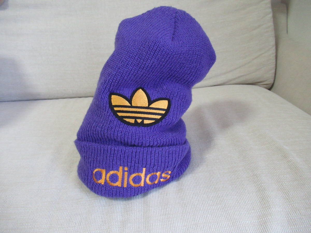Yahoo!オークション - ☆即決送込☆90s vintage adidas ニット帽...