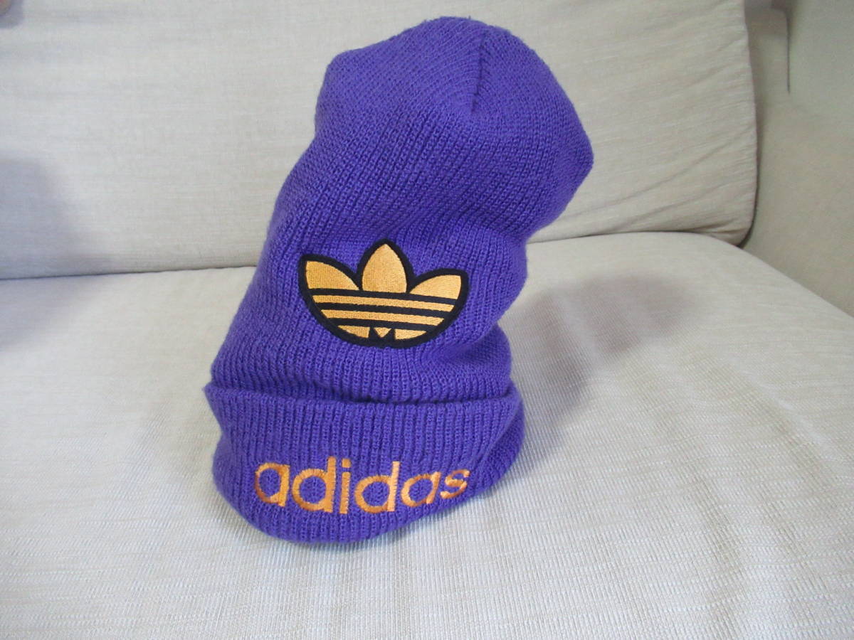 ヤフオク! - ☆即決送込☆90s vintage adidas ニット帽...