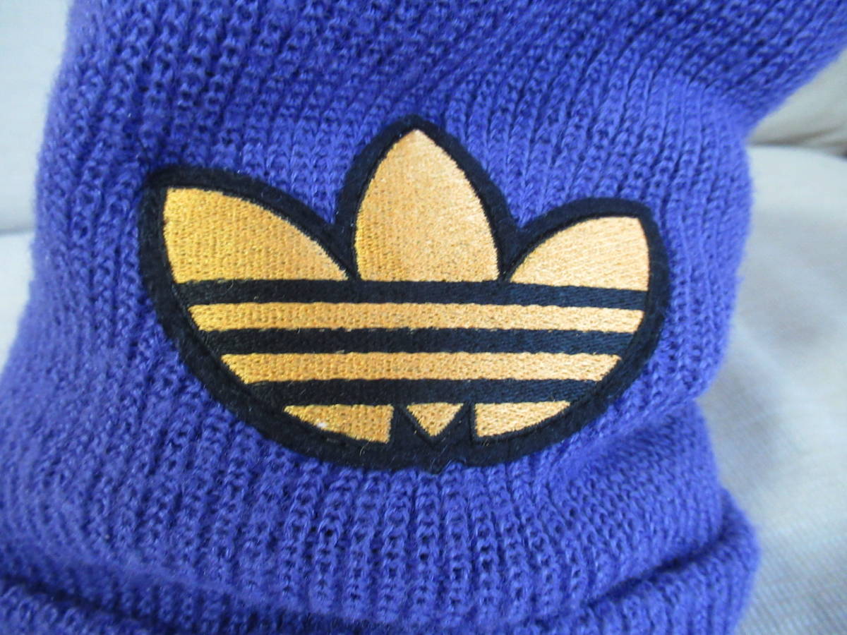 Yahoo!オークション - ☆即決送込☆90s vintage adidas ニット帽...