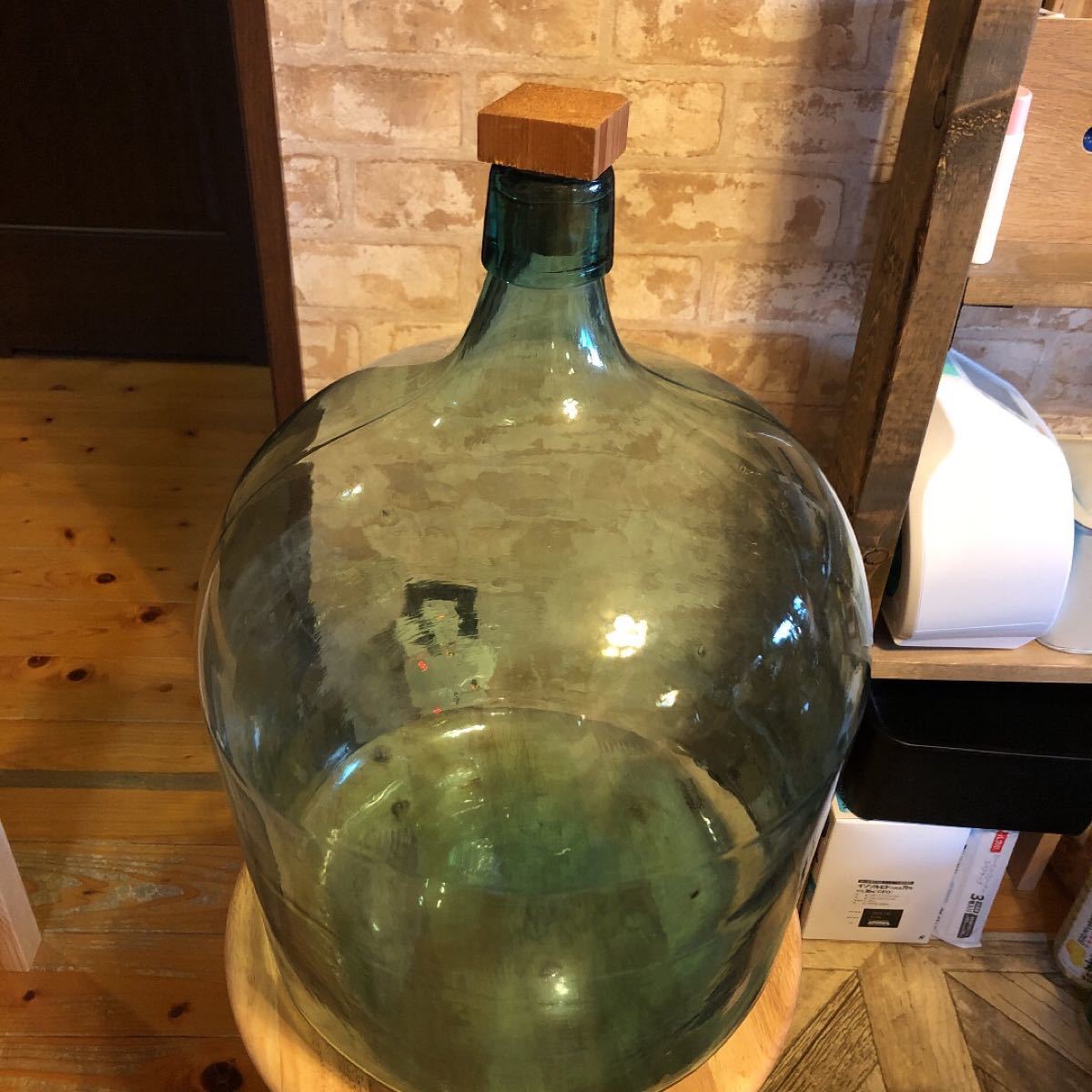デミジョンボトル 古いガラス瓶 アンティーク ビンテージ レトロ