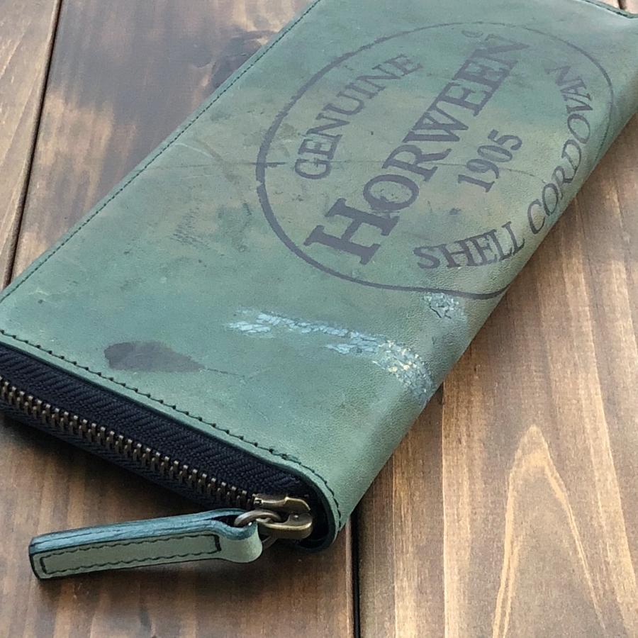 HORWEEN ホーウィン シェルコードバン × 栃木レザー 長財布