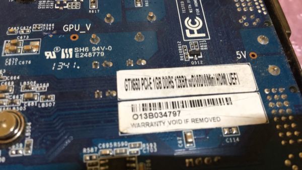 Y136 GTX650 1GB DVI HDMI PCI-Express グラフィックボード_画像4