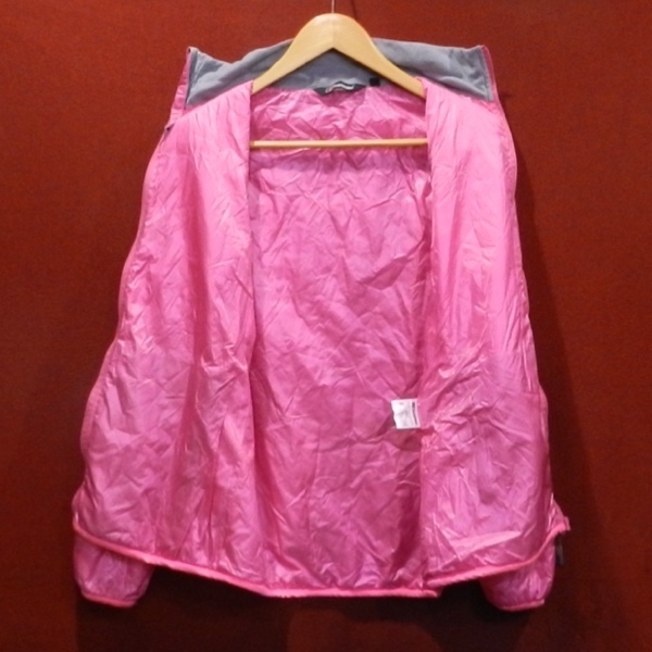 berghaus bar g house ZIP Logo light cotton inside down jacket sack attaching pink 12 / S beautiful goods 