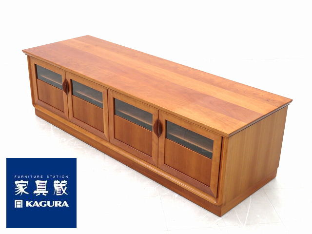 ☆ra417☆展示品☆家具蔵☆エミネント☆チェリー材☆無垢材☆北欧