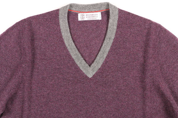 BRUNELLO CUCINELLI(ブルネロクチネリ) Vネックセーター M2212302
